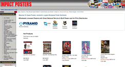 Desktop Screenshot of impactposters.com